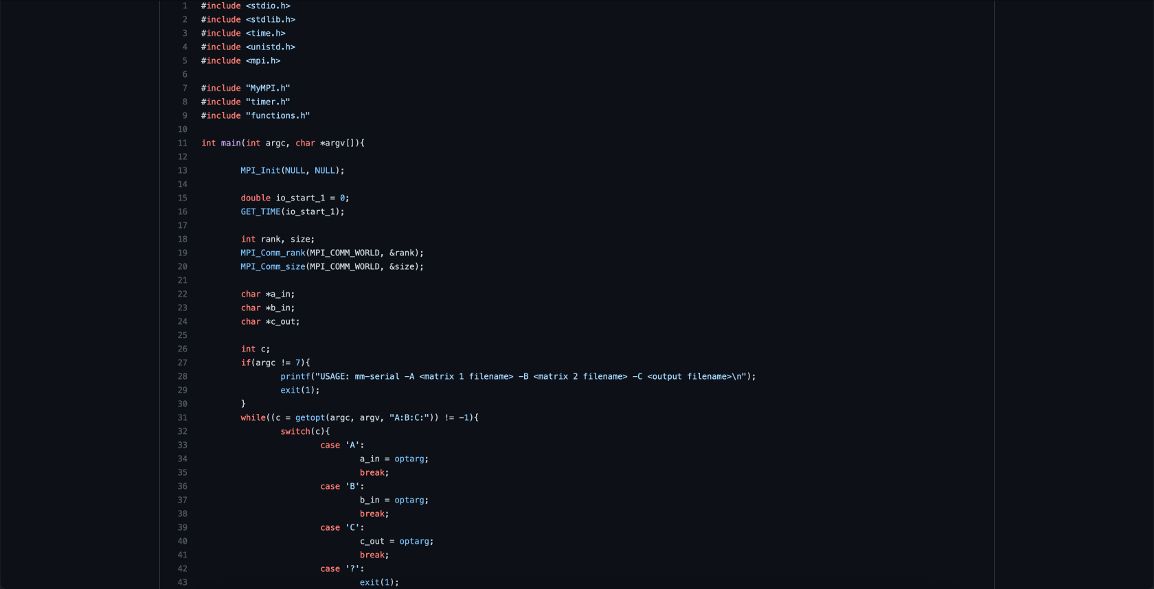 mpi-matrix-mult preview